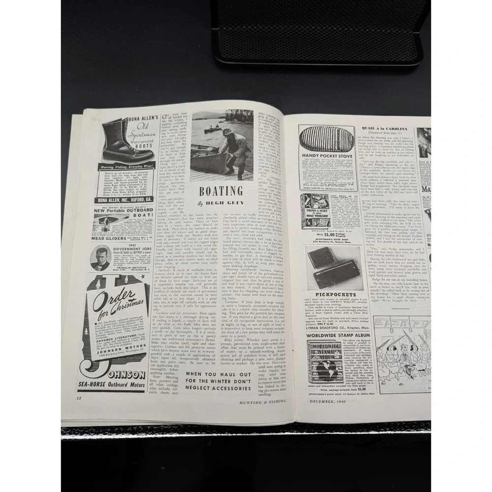 Vintage Hunting and Fishing Magazine December‎ 1940 Outdoorsman Shooting